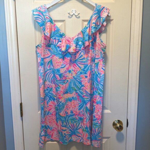 Lilly Pulitzer Alessa Dress EUC - Picture 1 of 8